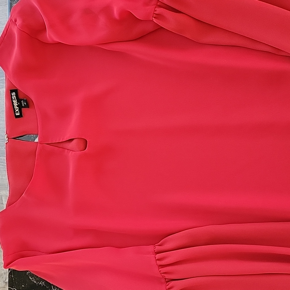 Ruffled sleeve blouse